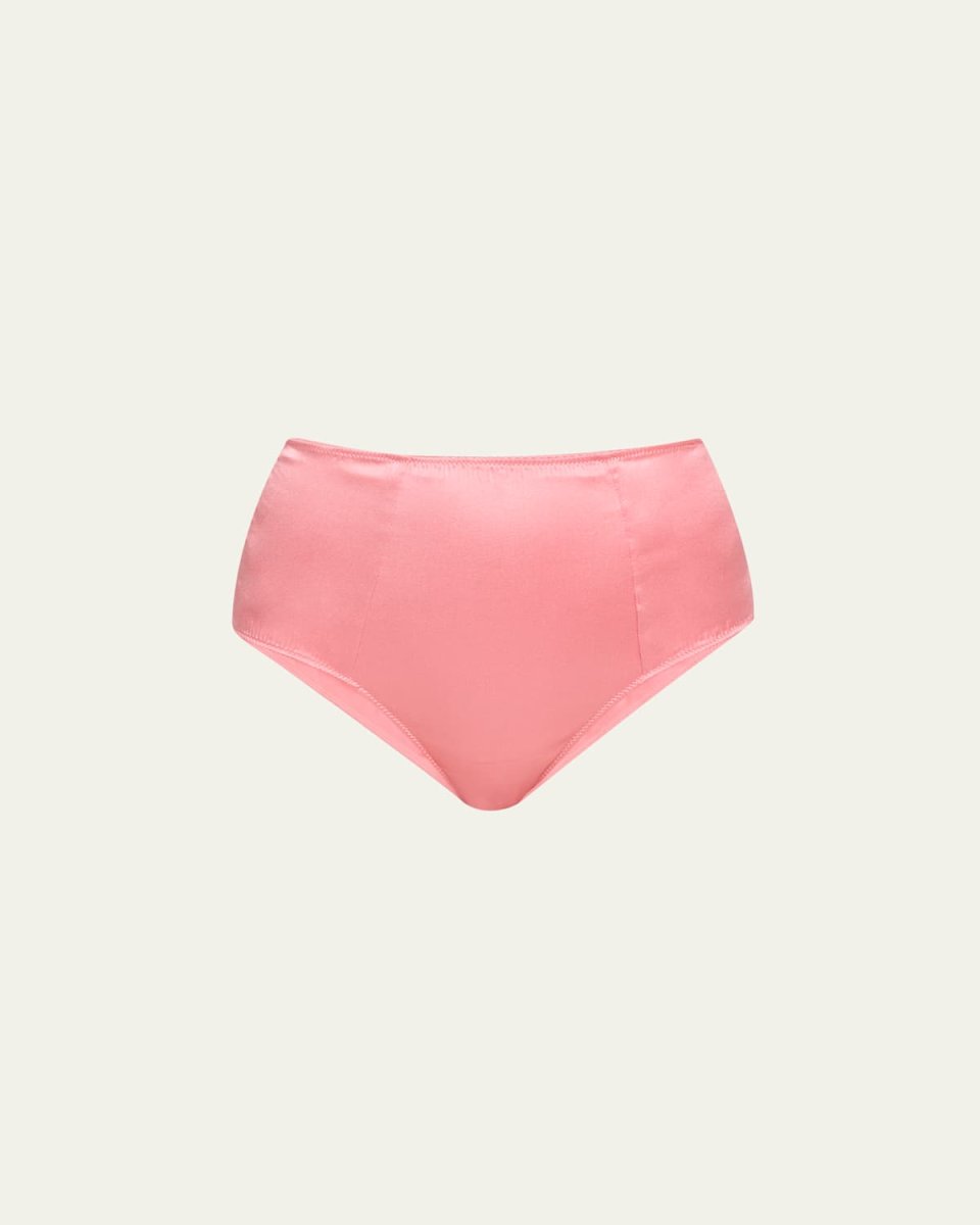 Tous Les Jours High-Rise Stretch Silk Panties